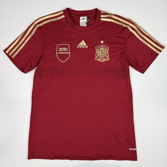 Spain 2013-2015 Home Football Shirt Adidas Soccer Jersey Espana Size S G85232 - Picture 1 of 8